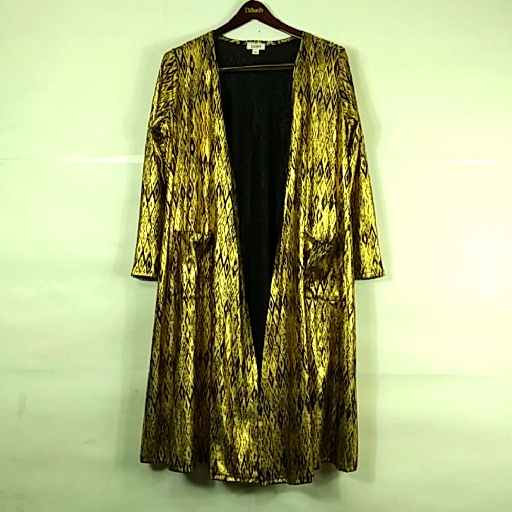 Lula Roe Gold And Black Tunic